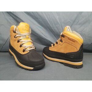 Timberland Boys Euro Hiker Shell Toe Boot Waterproof Wheat Size 6 NEW IN BOX!